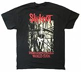 Slipknot Skeleton Prepare for Hell World Tour 2015 Black T Shirt New Official Black 3XL