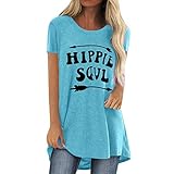 Pullover Damen Damenpullover Langarm Tshirt Damen Langarm Oberteile lässige Langarmshirt Color Block Bluse Shirt lässig locker für Sweatshirt Damen mädchen(#220303-G14 blusen Damen, L)