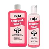 ruja Tausendsassa Set (250 ml Schaum- und 1 L Nachfüllflasche) | Fettlöser, Universalreiniger für Haushalt & Küche | Für alle Kunststoff-, Metall- und Steinob