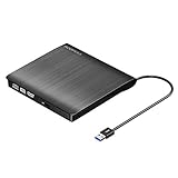 Roofull Externer CD-/DVD-RW-Laufwerk-Brenner (USB 3.0)