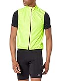 Amazon Essentials Radsport Windweste Denim-Weste, Sicherheitsgelb, XXL