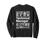 Technical Manager Funny Sarcastic Label Sw