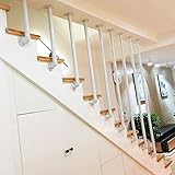 MNYDXY Handlauf-Hardware-Geländer Loft-Wasser-Rohr-Geländer für Innen- und Außenbereich, Sicherheitsnachlässe (Size : 125cm)
