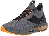 Under Armour Men's HOVR Phantom 2 ColdGear Reactor Running Shoe, Pitch Gray (100)/Lunar Orange, 8.5