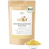 Bio Ashwagandha Pulver Premium 375g Echte Indische Withania Somnifera Ashwaganda indischer Ginseng hergestellt in D