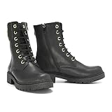 Yuta Shoes Alaya Schwarz Vegane Stiefel, Schwarz , 37 EU