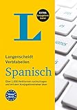 Langenscheidt Verbtabellen Spanisch: Über 1.000 Verbformen nachschlagen und mit dem Konjugationstrainer üb