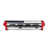 H.Koenig RP4 Raclette-Gerät / 4 Personen / Steingrill und Grillplatte / inkl. Pfännchen / 600 W /