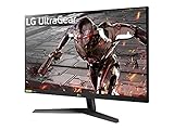 LG 32GN500B-AEU LG Ultragear Gaming-Monitor (VA: 1920x1080p, 16:9, 300 CD/m², 3000:1, 165Hz, 5ms (MBR 1ms), 80.1cm, Eingänge: DP x1, HDMI x2, AMD F) Resync P. Premium, HDR10, Schw