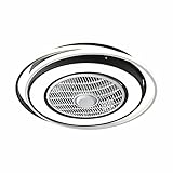 23' Deckenventilator Ceiling Fan Licht Ventilator Lampe Beleuchtung Fernbedienung mit Beleuchtung LED Deckenventilatorleuchte Lampe 3 Sp
