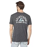 Quiksilver Herren Bay of Plenty Ss Tee Shirt Hemd, Charcoal Heather, M