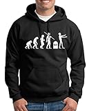 TShirt-People Evolution Zombies Kapuzenpullover Herren XXXXL Schw