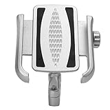 Motorrad-Handyhalterung, Lenker-Handyhalterung 360 ° Höhenverstellbare Universal-Fahrrad-Handyhalterung für Fahrrad, Motorrad, ATV, UTV-F