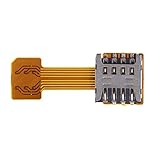 ZIRAN Hybrid Doppel Dual SIM Karte Micro SD Adapter für Android Phone Extender Nano M