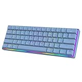 Bulokeliner MK 21 61 Tasten Kabelgebundene RGB Ultra-Compact 60% mechanische Gaming-Tastatur, Computerzubehör für Windows/Mac/