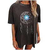 Kleid für Damen Elegante Damen Bluse mit Volant laternenärmel Langarm aus Spitze top einfarbig sexy mädchen elegant Rundhals Hemd t-Shirt Langarmshirt ober(#220304-I13 Damen blusen, L)