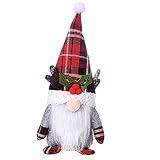 Weihnachten Wichtel Figuren Handgemachte Christmas PlüSch Spielzeug Schwedische Puppen Figuren Fenster Dekoration Urlaub Dekoration Geschenke Party Weihnachts Deko 38X14X8C