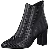 MARCO TOZZI Damen 2-2-25061-35 Stiefelette, Black Lizard, 38 EU