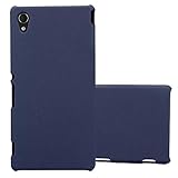 Cadorabo Hülle für Sony Xperia M4 Aqua in Frosty BLAU - Hardcase Handyhülle aus Plastik gegen Kratzer und Stöße - Schutzhülle Bumper Ultra Slim Back Case Hard C