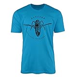 Hexapoda Herren T-Shirt Back Swimmer EAU Zone Premium Clothing