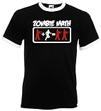Zombie Math Halloween Horror Retro Herren Shirt The Walking Dead schwarz XXXL