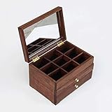 WMYATING Beste Wahl Produkte Handgefertigte Holzschmuck Box Organizer Holz Armaturen Schrank Kreative Einfache Staubdichte Großraum Lagerung Schmuck