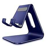 Lucrave Handy-Ständer, Halterung, Aluminium, Desktop-Ständer kompatibel mit Schalter, alle Smartphones, iPhone 12 Mini, 12 Pro Max 11 Pro Xs Max Xr X SE 8 7 6 6S Plus SE 5 5S B