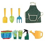 Kinder-Gartengeräte, kleine Schaufel, Gartenwerkzeug-Set, Blumenschaufel, Strandrechen, Werkzeugtasche für Jungen und Mädchen, Outdoor-Werkzeuge oder Geschenk