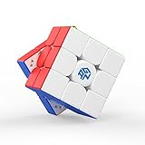 GAN 12 M Leap Frosted, 3x3 Stickerless Speed Cube Magic Cube 356 356 Puzzle Toys 2021 Flagship(Primary Internal)