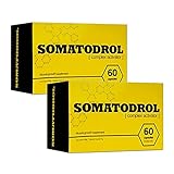 2x Iridium Labs Somatodrol Testo-Booster | 60 Kapseln je Packung (insg. 120 Stück) | Muskelaufbau Hormonunterstützung Kraftsport Regeneration | (2er Vorteilspack)