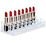 Acryl Lippenstift Organizer Transparente Lippenstift Halter Kosmetik Display Ständer für Kosmetik Aufbewahrung 24