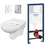 Rapid 3in1 Grohe + Bernado WC + Drückerplatte + WC-Sitz Weiß