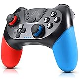 Gezimetie Controller für Switch, Bluetooth Wireless Pro Controller für Switch/Switch Lite mit Vibration und Turbo Funktion Achse S