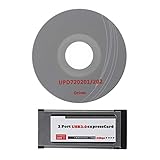 siwetg 2 Ports USB 3.0 ExpressCard ExpressCard 34 mm / 54 mm verdeckter Adapter für Laptop