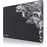 CSL - XXL Speed Gaming Mauspad Titanwolf 280 x 200mm - XXL Mousepad - Tischunterlage Large Size - verbessert Präzision und Geschwindigk