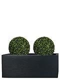 Pflanzwerk® Pflanzkübel Anthrazit Kunststoff 27x80x30cm *Frostbeständig* *100% ÖKOLOGISCH* *2 Jahre GARANTIE* *Qualitätsware*