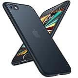 TORRAS für iPhone SE 2020 Hülle/iPhone 8/7 Hülle [Echtes Militär Drop Zertifiziert] Extrem Stoßfest Aber Dünn, rutschfest [Leicht Durchsichtige] Unzerstörbar Handyhülle iPhone SE 2020/8/7, Schw