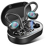 Bluetooth Kopfhörer Sport, In Ear Kopfhörer Kabellos Bluetooth 5.1 Wireless Earbuds mit HiFi Stereoklang, IP7 Wasserdicht in-Ear Ohrhörer für Mikrofon, 42H Spielzeit, Noise Cancelling, Touch C