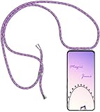 Handykette Handyhülle für Oppo A53/OPPO A53s mit Band - Handy-Kette Handy Hülle mit Kordel zum Umhängen Handyanhänger Halsband Lanyard Case-L