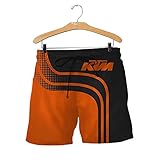 CUIHUATUQI Hoodies, Jacken, T-Shirts, Shorts K'tm 3D Full Print Cardigan Dünnes Herren- Und Damen-Polyester-Sweatshirt,Orange 05,XXXL/XXX~Larg