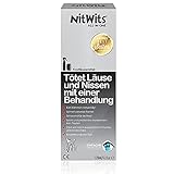 NitWits Läusemittel Kopfläuse - All-In-One Läuse Abwehrspray gegen Läuse und Nissen - Wirksame Alternative Für Kinder Anstelle Läuseshampoo & Läusekamm, 120