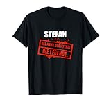 Herren Stefan Name Lustiger Spruch Vorname Geschenk T-S