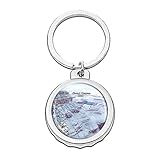 Hqiyaols Keychain USA Amerika Grand Canyon Nationalpark Cap Flaschenöffner Schlüsselbund Creative Kristall Rostfreier Stahl Schlüsselbund Reisen Andenk