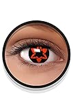 FXEYEZ Farbige Sharingan Kontaktlinsen EWIGES MANGEKYOU in rot, weich, 2 Stück (1 Paar), Ohne Sehstärk