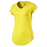 PUMA Damen CAT Tee Shirt, Lemon Tonic Heather, M