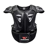 N/Z Kinder Motorrad Brustpanzer Weste, Anti-Vibration, Bequem, Körperschutzweste Zum Skaten, Rollern Und Skifahren,R