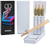 JPAQtrio – Die # 1 Ultra-Sleek Joint Holder, Crushproof Doob Tube und Zigarettenetui, für 3 King Size Prerolls, tragbar, kompakt, weiß (Weiß) - T