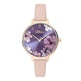 s.Oliver Damen Analog Quarz Armbanduhr SO-3778-LQ