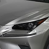 Autoscheinwerfer Schutzfolie Frontlicht Transparent Schwarz TPU Aufkleber,Für Lexus NX NX300h NX200t Facelift 2019-On Zubehö
