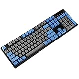 Durgod Taurus K310 Big Mechanische Gaming-Tastatur – 104 Tasten – Double Shot PBT – NKRO – USB Typ C (Kirschbraun, Schwarz, ANSI/US)